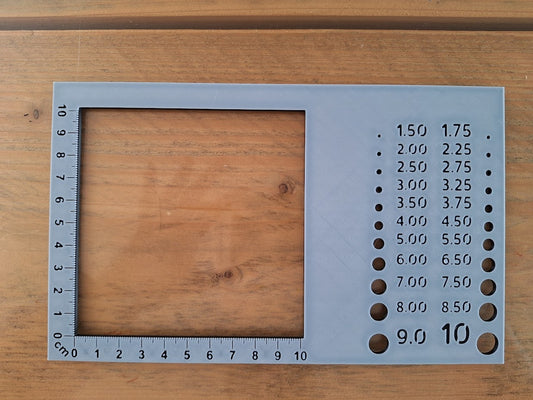 Breihulp - 10cm met naaldmeter