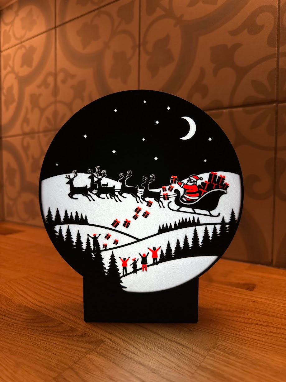 Kerst covertjes voor Ronde Lightbox